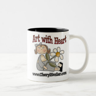 cheryl seslar designs Two-Tone coffee mug