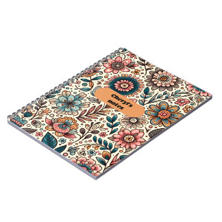 Cheryl's Notes Floral  Notebook