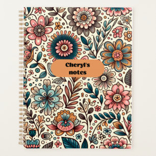 Cheryl's Notes Floral Notebook  Planner