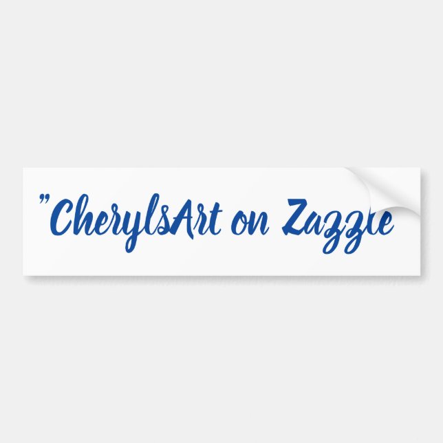 CherylsArt Bumper Stickers (Front)