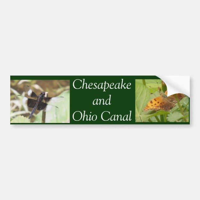 Chesapeake and Ohio Canal Bumper Sticker (Front)