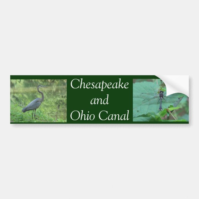 Chesapeake and Ohio Canal Bumper Sticker (Front)