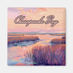 Chesapeake Bay Annapolis Maryland Virginia Sunrise Magnet