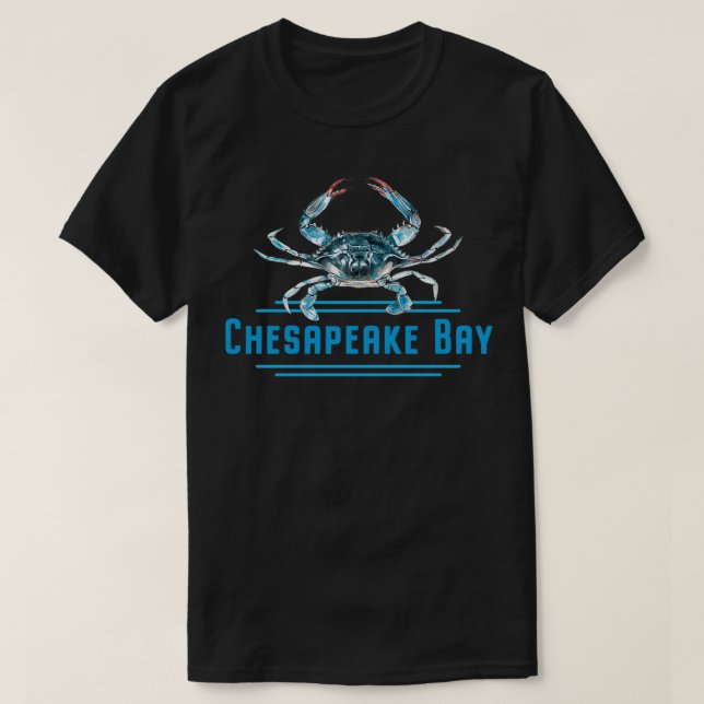 Chesapeake Bay Blue Crab Design Classic TShirt (Design Front)
