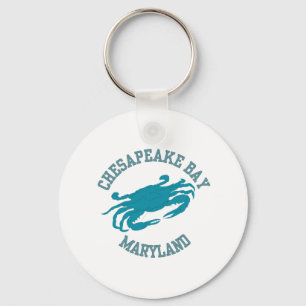 Chesapeake Bay  Blue Crab Key Ring