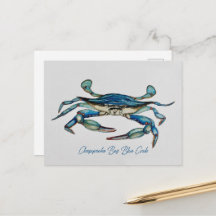 Chesapeake Bay Blue Crab Notecard
