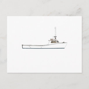 Chesapeake Bay Deadrise Boat Postcard