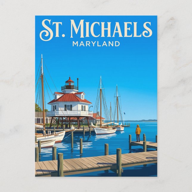 Chesapeake Bay Maritime Museum USA Postcard (Front)