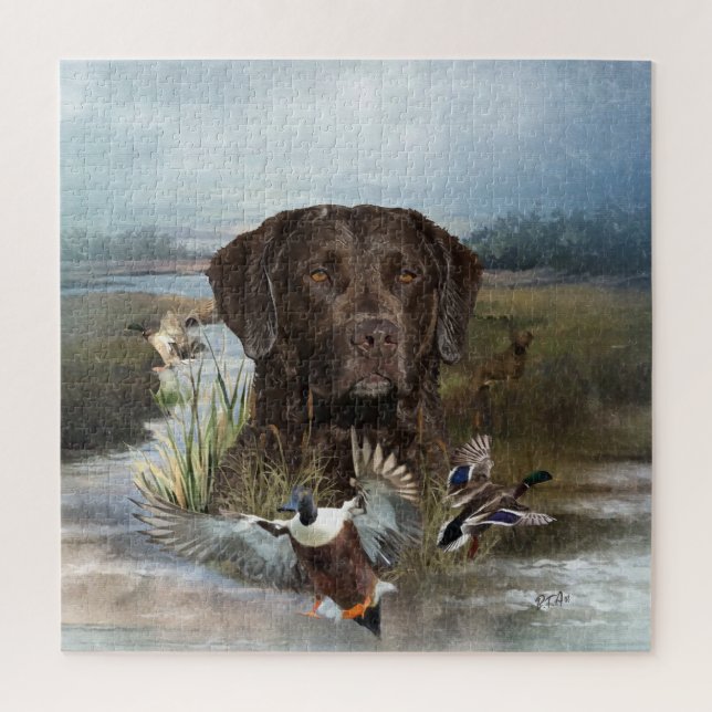 Chesapeake Bay Retriever, Art  Jigsaw Puzzle (Vertical)