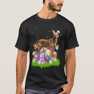 Chesapeake Bay Retriever Dog Easter Egg Bunny Ear T-Shirt