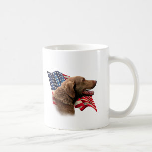 Chesapeake Bay Retriever Flag Coffee Mug