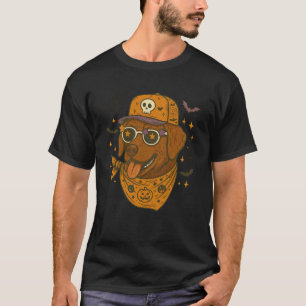 Chesapeake Bay Retriever Lover Dog Mum Halloween V T-Shirt