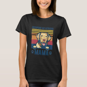 Chesapeake Bay Retriever Mama Mother Retro Dog Mo T-Shirt