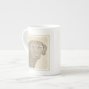 Chesapeake Bay Retriever Painting Original Dog Art Bone China Mug