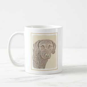 Chesapeake Bay Retriever Painting Original Dog Art Coffee Mug