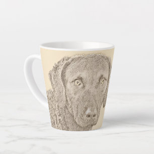 Chesapeake Bay Retriever Painting Original Dog Art Latte Mug