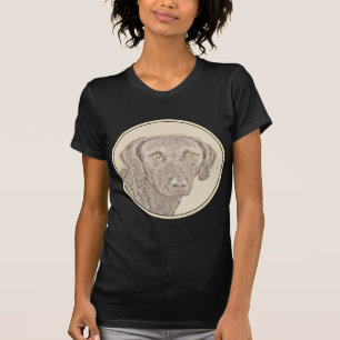 Chesapeake Bay Retriever Painting Original Dog Art T-Shirt