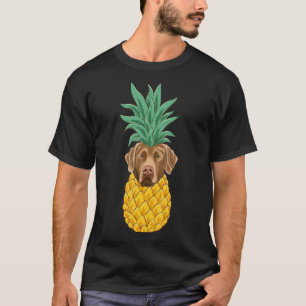 Chesapeake Bay Retriever Pineapple Dog T-Shirt