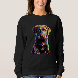 Chesapeake Bay Retriever Puppy Dog Pop Art Sweatshirt