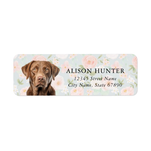 Chesapeake Bay Retriever Return Address Labels (Front)