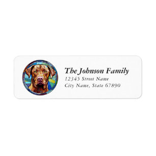 Chesapeake Bay Retriever Return Address Labels