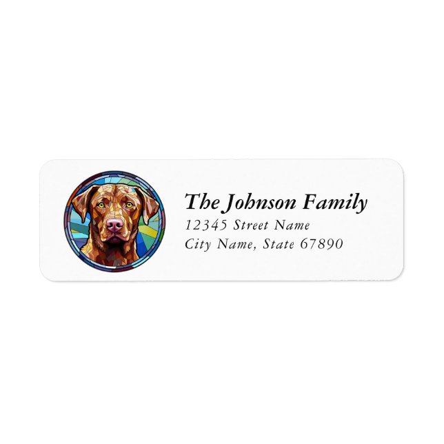 Chesapeake Bay Retriever Return Address Labels (Front)