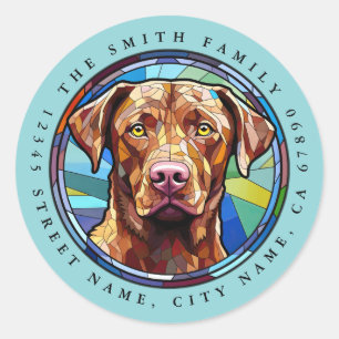 Chesapeake Bay Retriever Round Stickers