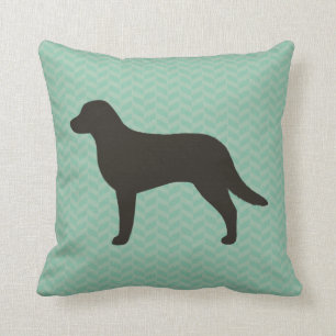 Chesapeake Bay Retriever Silhouette Cushion