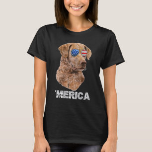 Chesapeake Bay Retriever Sunglasses American Usa F T-Shirt