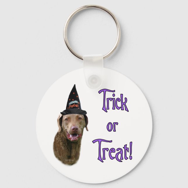 Chesapeake Bay Retriever Trick Key Ring (Front)