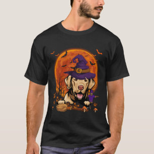 Chesapeake Bay Retriever Witch Halloween Pumpkin S T-Shirt
