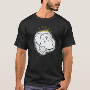 Chesapeake Bay Retriever with Crown T-Shirt