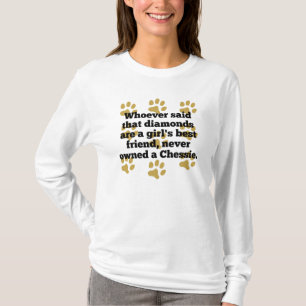 Chesapeake Bay Retrievers Are A Girl's Best Friend T-Shirt