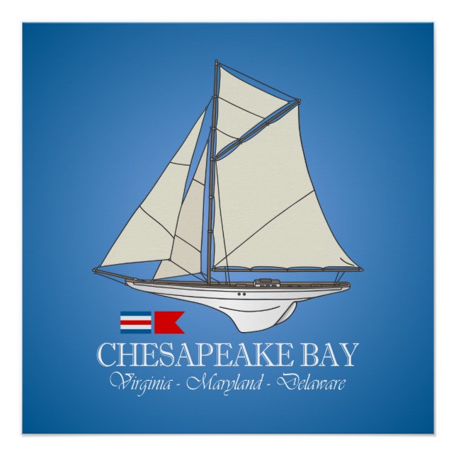 Chesapeake Bay (SB) Poster (Front)