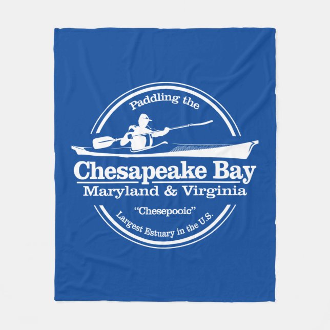 Chesapeake Bay (SK) Fleece Blanket (Front)