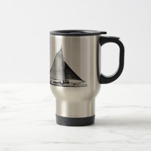 Chesapeake Bay Skipjack Sailboat Travel Mug