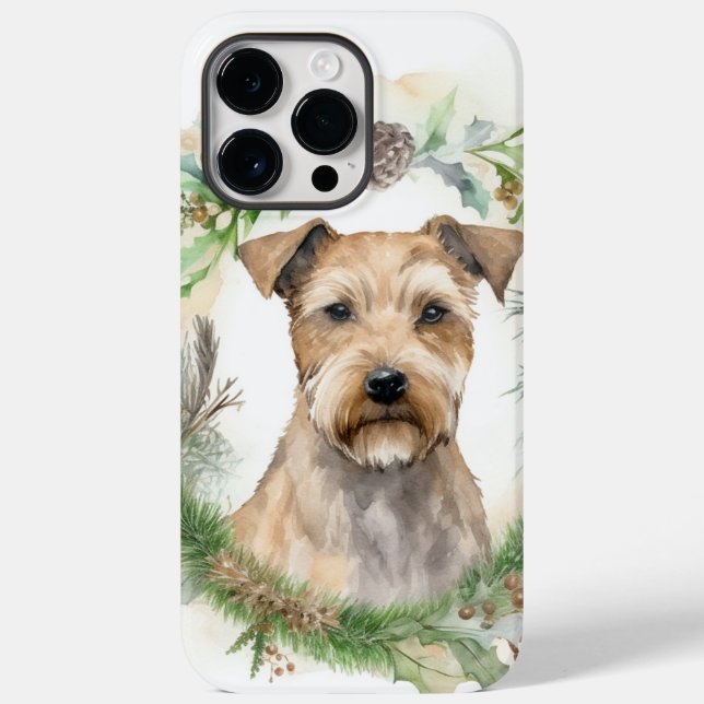 Chesapeake Bay Terrier Christmas Wreath Festive Case-Mate iPhone Case (Back)