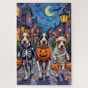 Chesapeake Bay Terrier Dogs Halloween Costumes Jigsaw Puzzle