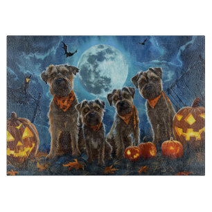 Chesapeake Bay Terrier Halloween Spooky Cutting Board