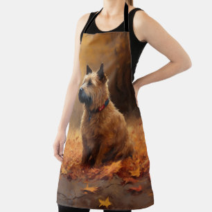Chesapeake Bay Terrier in Autumn Leave             Apron