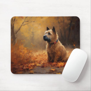 Chesapeake Bay Terrier in Autumn Leave             Mouse Pad