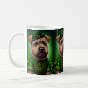 Chesapeake Bay Terrier in St. Patrick's Day Dress Coffee Mug