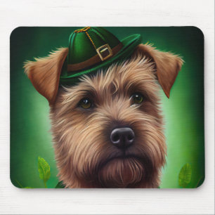 Chesapeake Bay Terrier in St. Patrick's Day Dress Mouse Pad