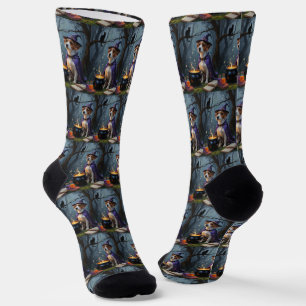 Chesapeake Bay Terrier Whimsical Halloween  Socks