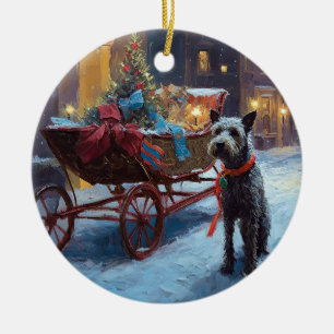 Chesapeake Christmas Festive Season Ceramic Ornament