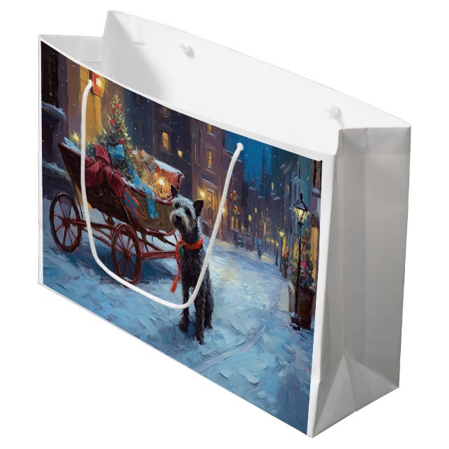 Chesapeake Christmas Festive Season Large Gift Bag (Front Angled)