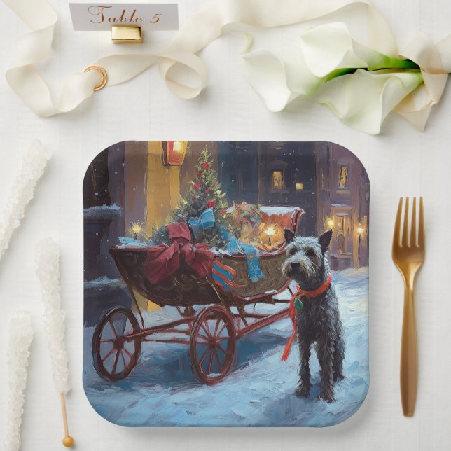 Chesapeake Christmas Festive Season Paper Plate (Wedding)