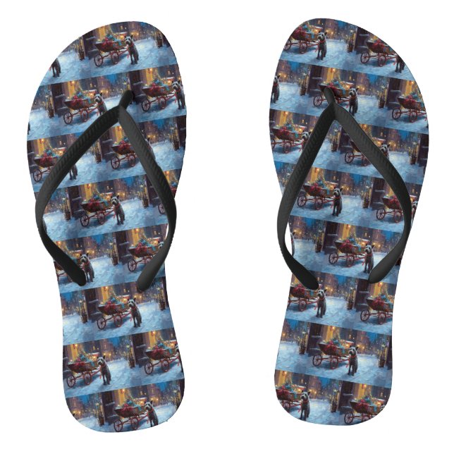 Chesapeake Christmas Festive Season Thongs (Footbed)
