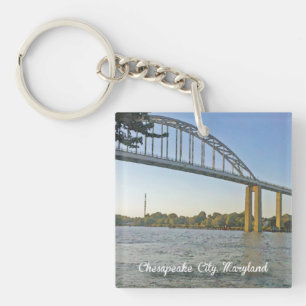 Chesapeake City, Maryland Keychain