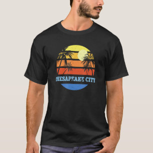 Chesapeake City Virginia Va Beach Us Cities Beach  T-Shirt